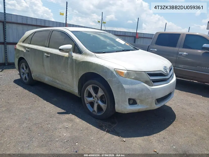2013 Toyota Venza Le V6 VIN: 4T3ZK3BB2DU059361 Lot: 45563235