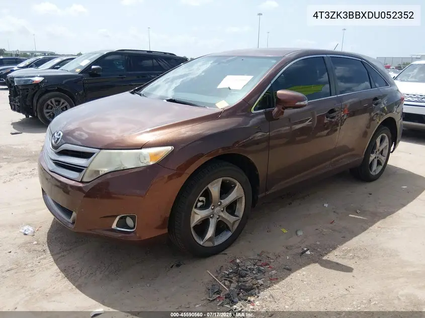 2013 Toyota Venza Le V6 VIN: 4T3ZK3BBXDU052352 Lot: 45590560
