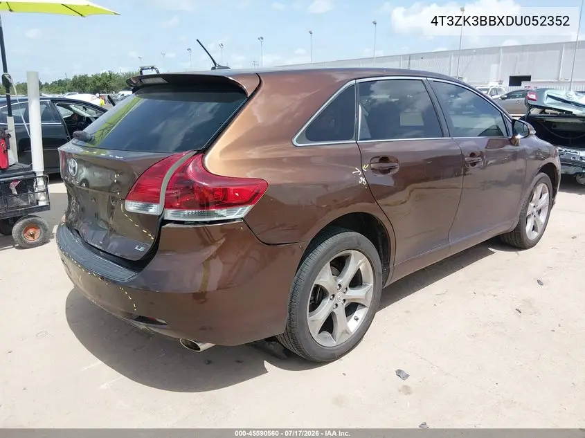 2013 Toyota Venza Le V6 VIN: 4T3ZK3BBXDU052352 Lot: 45590560