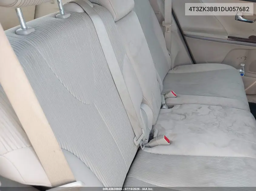 2013 Toyota Venza Le V6 VIN: 4T3ZK3BB1DU057682 Lot: 45630805