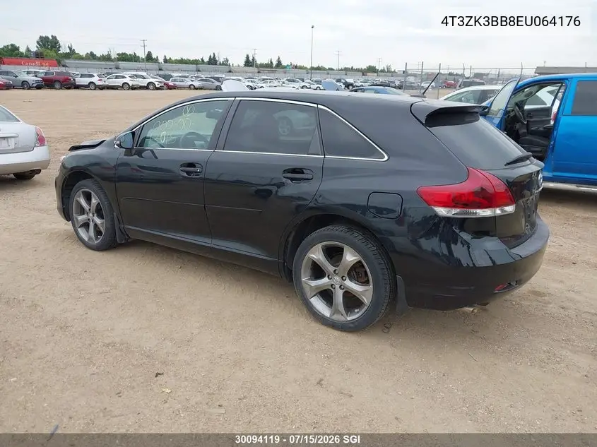 2014 Toyota Venza VIN: 4T3ZK3BB8EU064176 Lot: 30094119