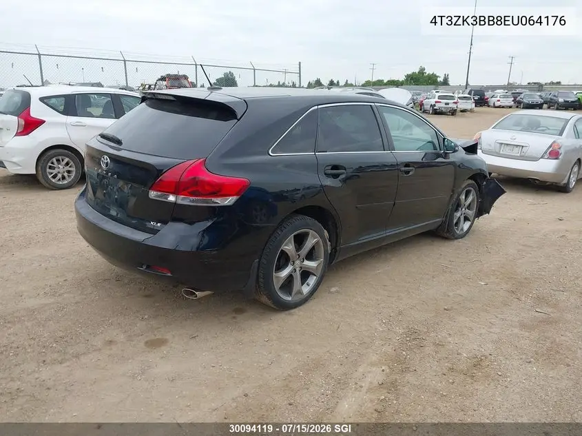 2014 Toyota Venza VIN: 4T3ZK3BB8EU064176 Lot: 30094119