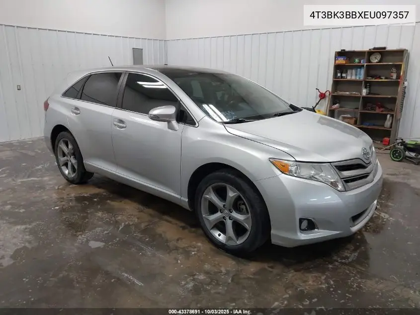 4T3BK3BBXEU097357 2014 Toyota Venza Xle V6