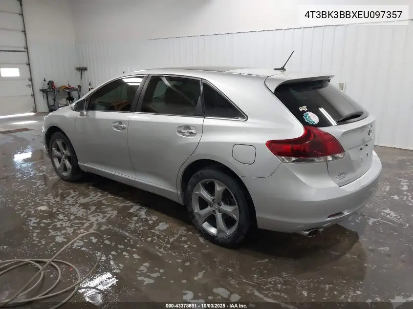 4T3BK3BBXEU097357 2014 Toyota Venza Xle V6