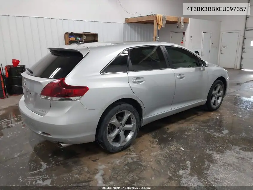 4T3BK3BBXEU097357 2014 Toyota Venza Xle V6
