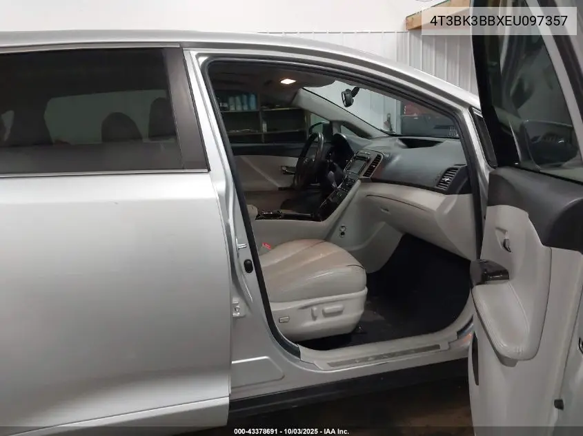 4T3BK3BBXEU097357 2014 Toyota Venza Xle V6