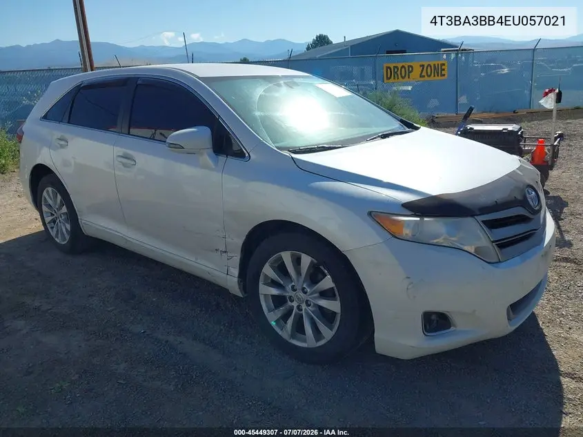 2014 Toyota Venza Le VIN: 4T3BA3BB4EU057021 Lot: 45449307