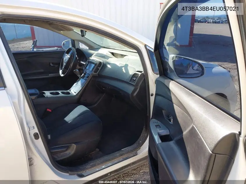 2014 Toyota Venza Le VIN: 4T3BA3BB4EU057021 Lot: 45449307