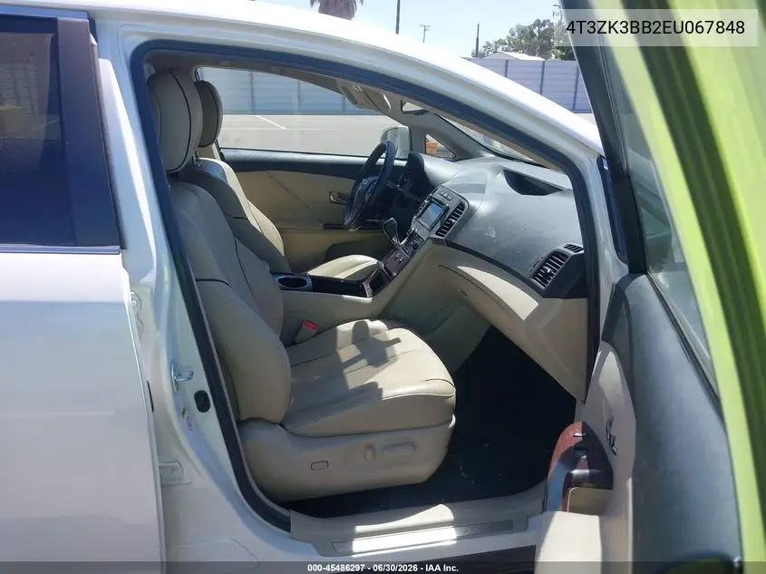 2014 Toyota Venza Xle V6 VIN: 4T3ZK3BB2EU067848 Lot: 45486297