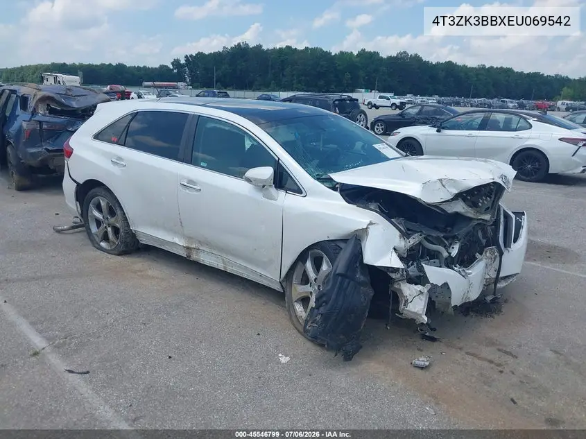 2014 Toyota Venza Xle V6 VIN: 4T3ZK3BBXEU069542 Lot: 45546799