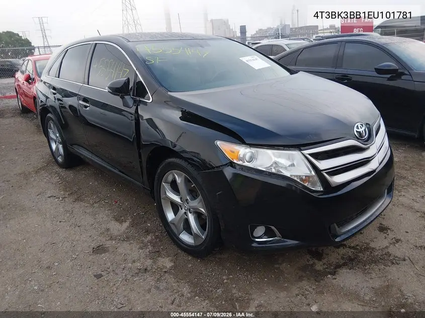 2014 Toyota Venza Xle V6 VIN: 4T3BK3BB1EU101781 Lot: 45554147