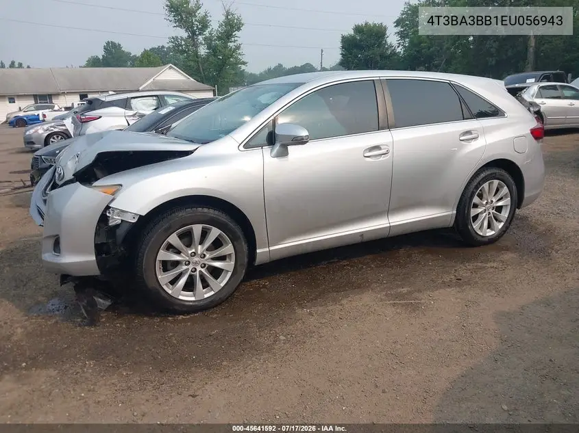 2014 Toyota Venza Le VIN: 4T3BA3BB1EU056943 Lot: 45641592