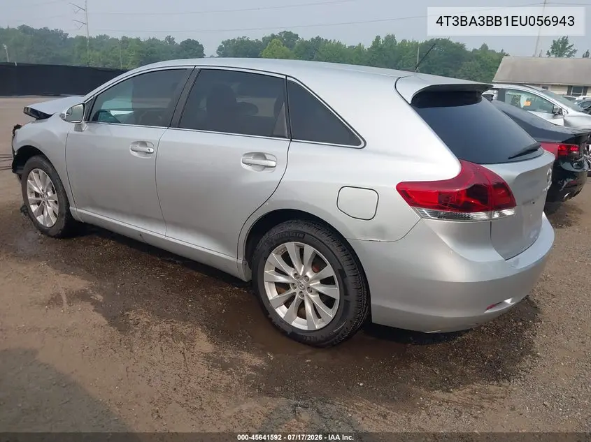 2014 Toyota Venza Le VIN: 4T3BA3BB1EU056943 Lot: 45641592
