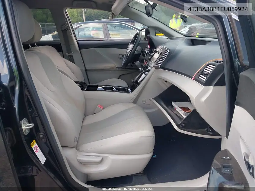 2014 Toyota Venza Le VIN: 4T3BA3BB1EU059924 Lot: 45653840