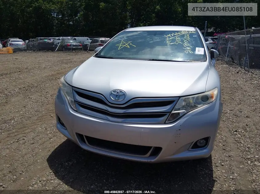 2014 Toyota Venza Le VIN: 4T3ZA3BB4EU085108 Lot: 45662857