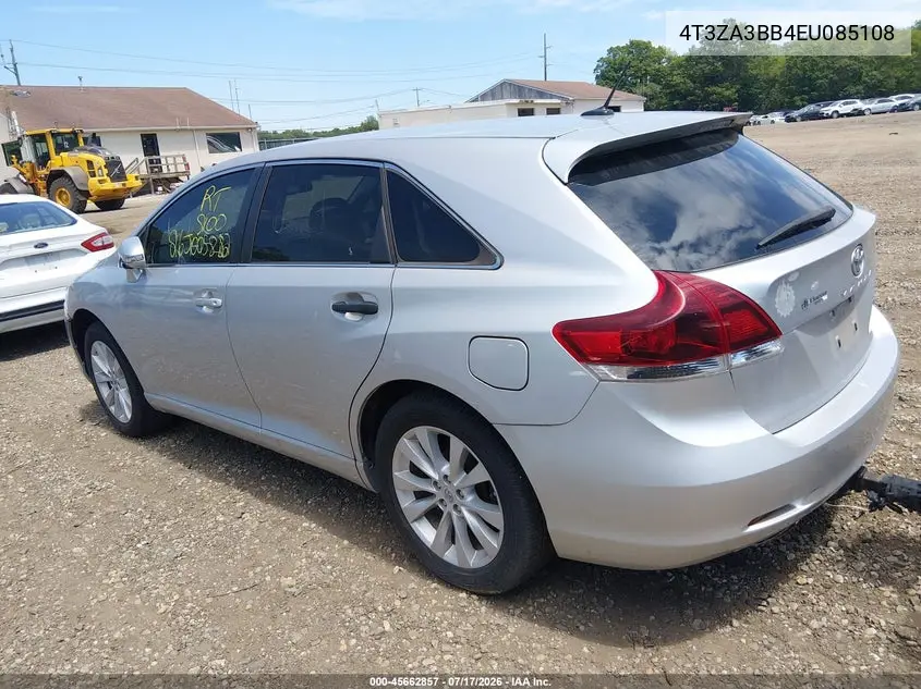 2014 Toyota Venza Le VIN: 4T3ZA3BB4EU085108 Lot: 45662857