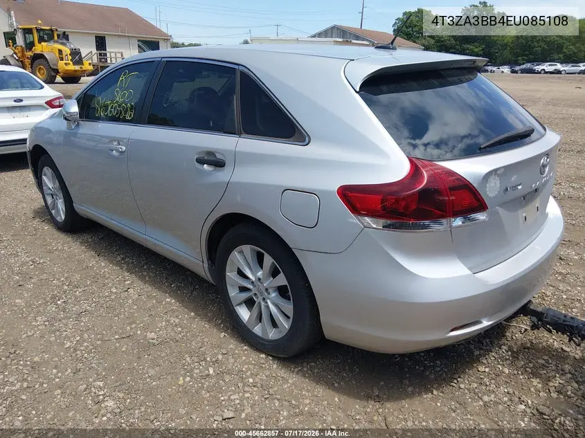 2014 Toyota Venza Le VIN: 4T3ZA3BB4EU085108 Lot: 45662857