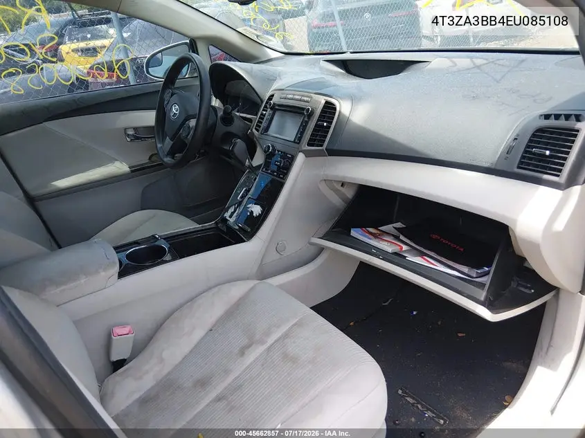 2014 Toyota Venza Le VIN: 4T3ZA3BB4EU085108 Lot: 45662857