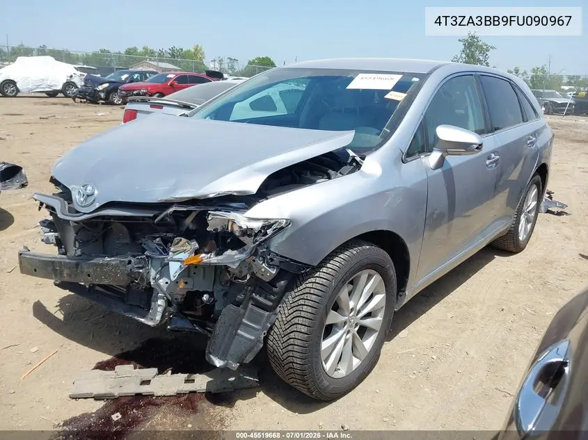 2015 Toyota Venza Xle VIN: 4T3ZA3BB9FU090967 Lot: 45519668
