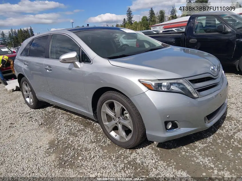 2015 Toyota Venza Limited V6 VIN: 4T3BK3BB7FU110809 Lot: 45671072