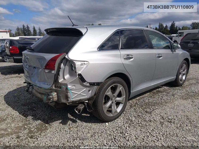 2015 Toyota Venza Limited V6 VIN: 4T3BK3BB7FU110809 Lot: 45671072
