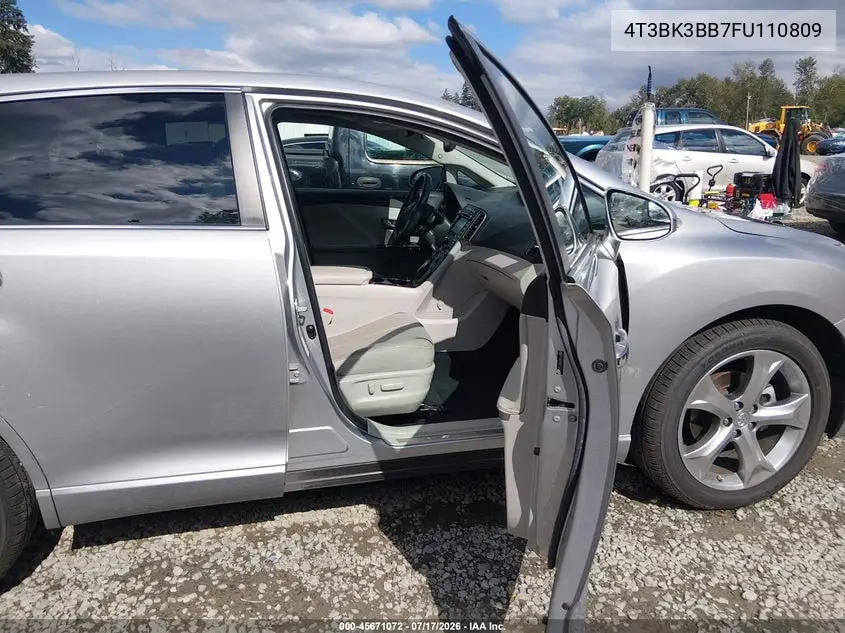 2015 Toyota Venza Limited V6 VIN: 4T3BK3BB7FU110809 Lot: 45671072