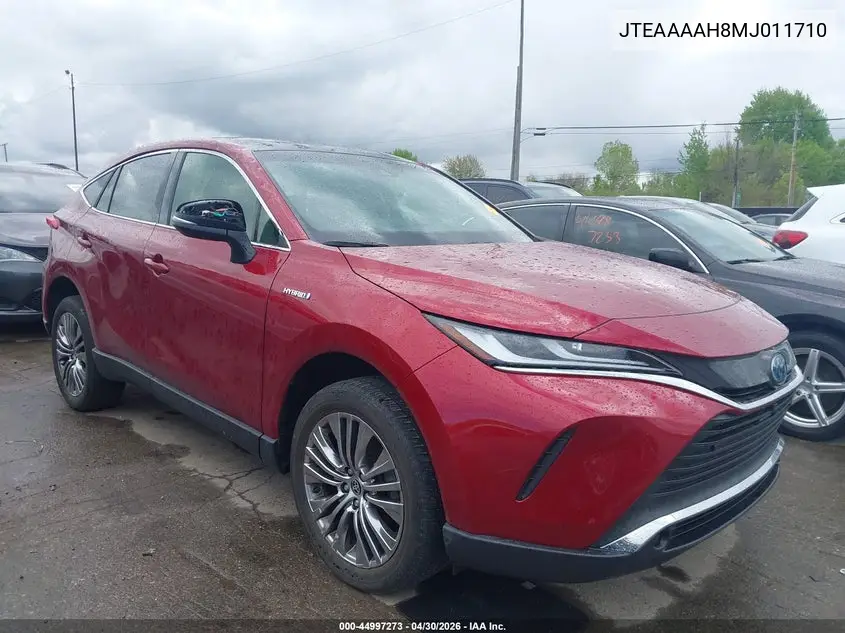 2021 Toyota Venza Limited VIN: JTEAAAAH8MJ011710 Lot: 44997273