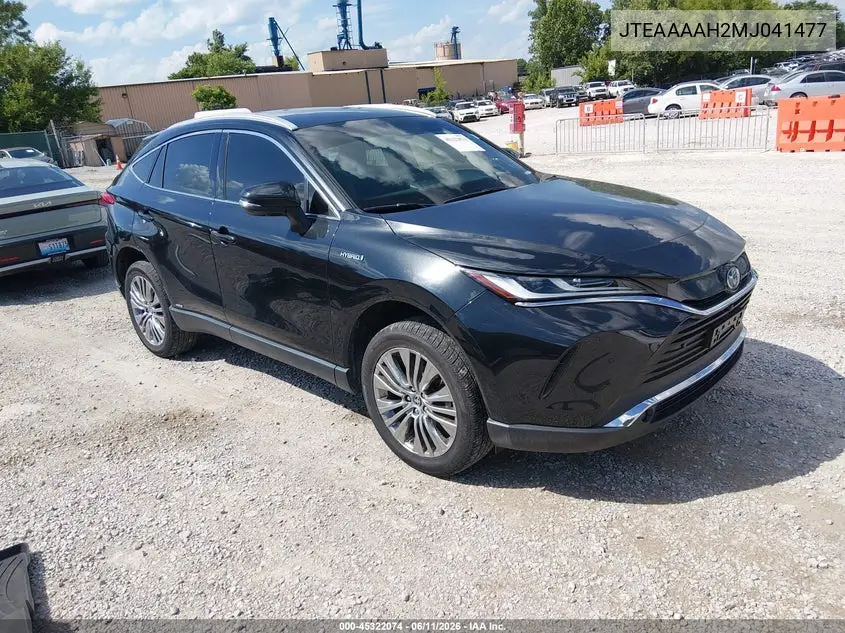 2021 Toyota Venza Limited VIN: JTEAAAAH2MJ041477 Lot: 45322074