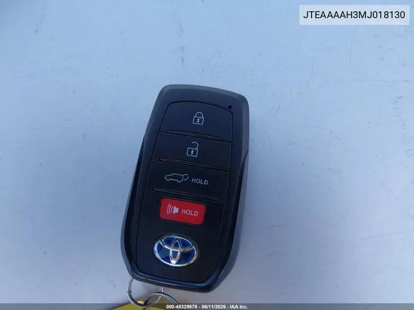 2021 Toyota Venza Limited VIN: JTEAAAAH3MJ018130 Lot: 45329878