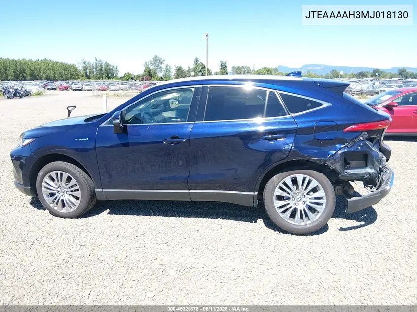 2021 Toyota Venza Limited VIN: JTEAAAAH3MJ018130 Lot: 45329878
