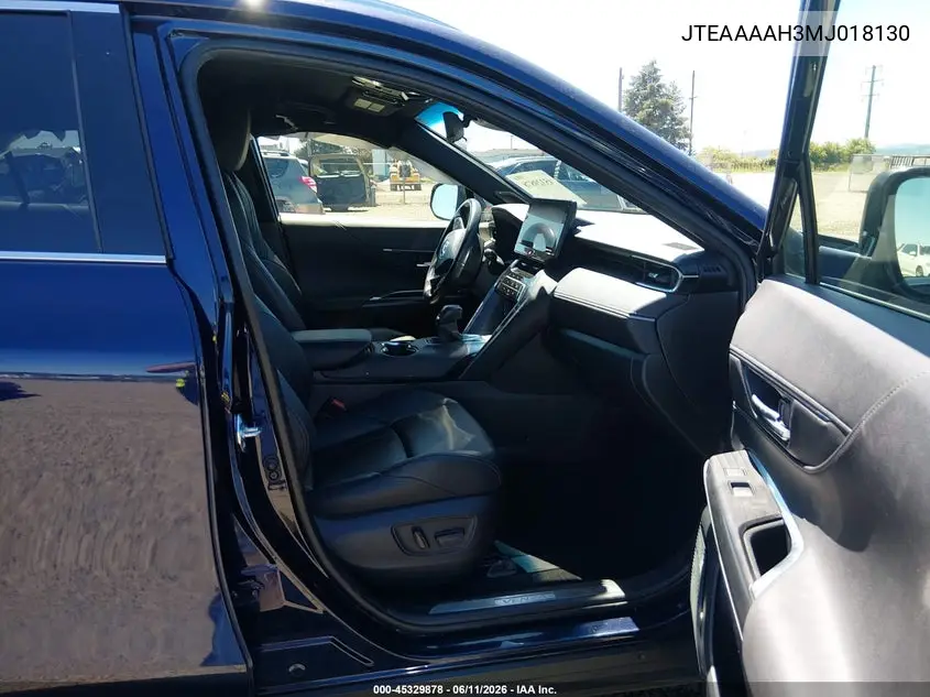 2021 Toyota Venza Limited VIN: JTEAAAAH3MJ018130 Lot: 45329878