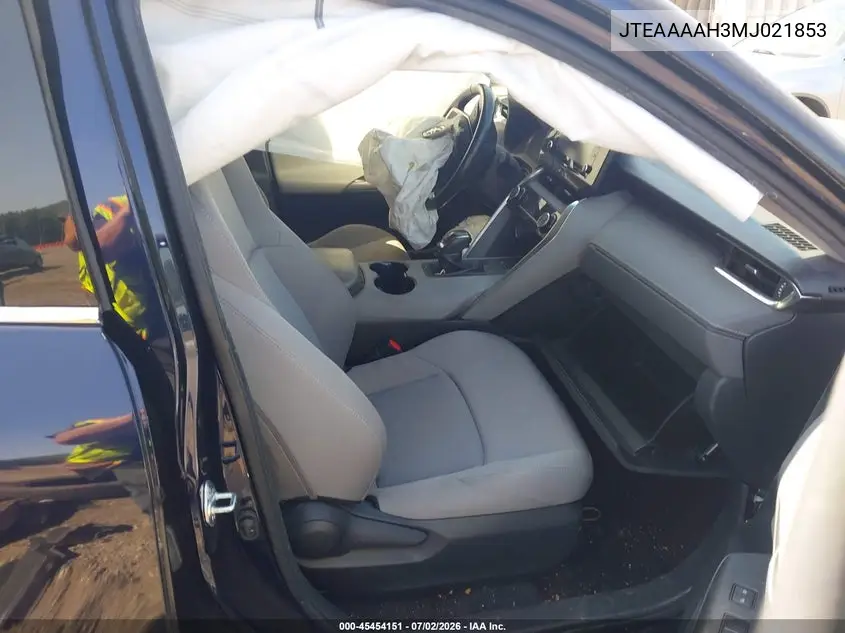2021 Toyota Venza Le VIN: JTEAAAAH3MJ021853 Lot: 45454151