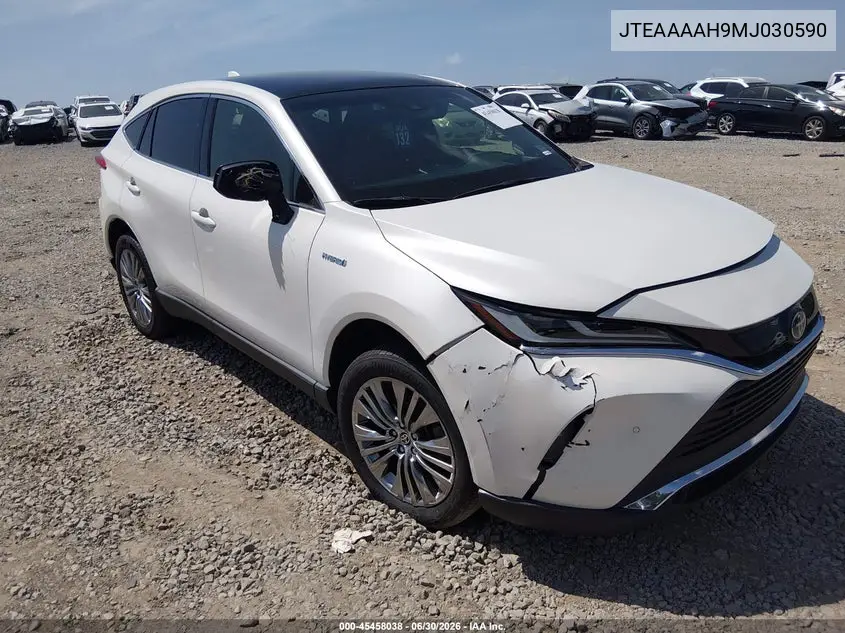 2021 Toyota Venza Limited VIN: JTEAAAAH9MJ030590 Lot: 45458038