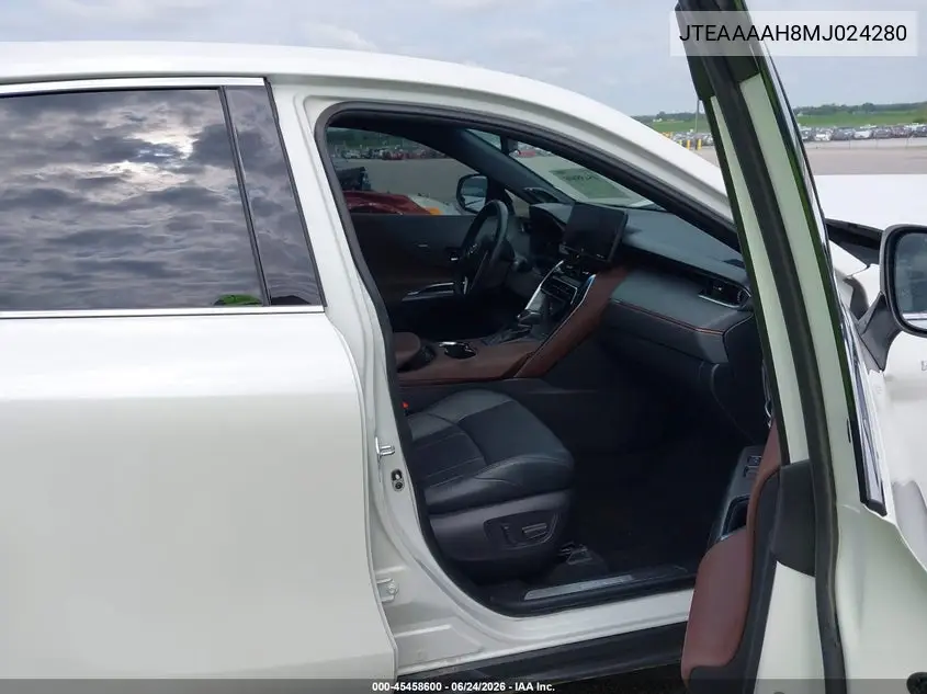 2021 Toyota Venza Limited VIN: JTEAAAAH8MJ024280 Lot: 45458600