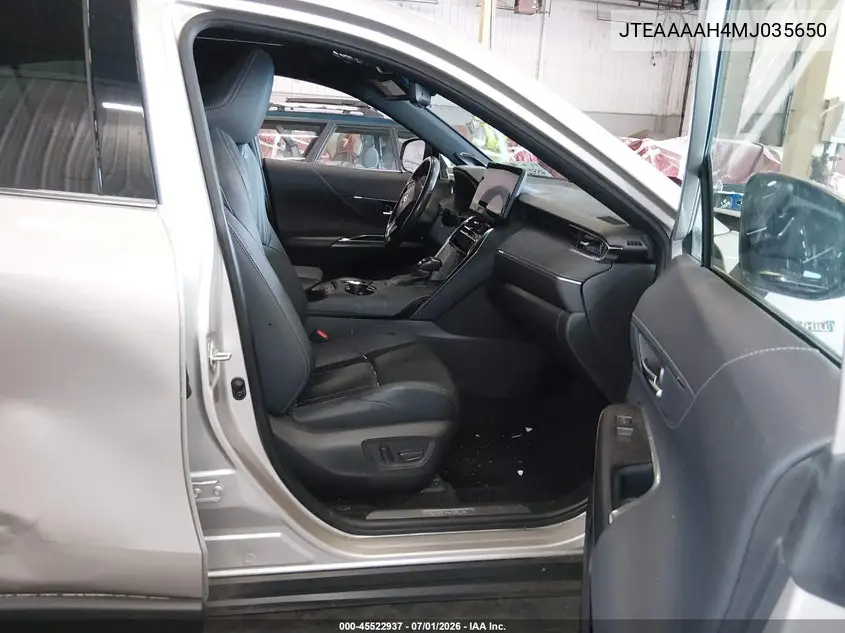 2021 Toyota Venza Limited VIN: JTEAAAAH4MJ035650 Lot: 45522937