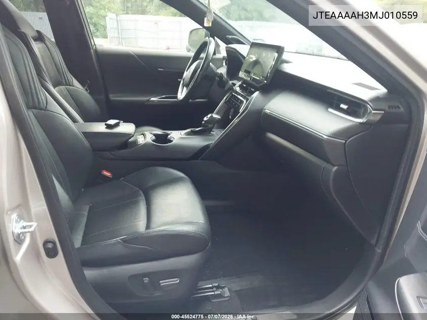 2021 Toyota Venza Xle VIN: JTEAAAAH3MJ010559 Lot: 45524775