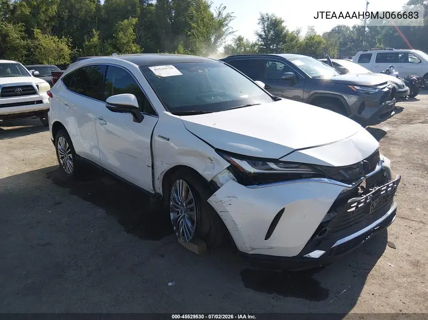 2021 Toyota Venza Limited VIN: JTEAAAAH9MJ066683 Lot: 45529530