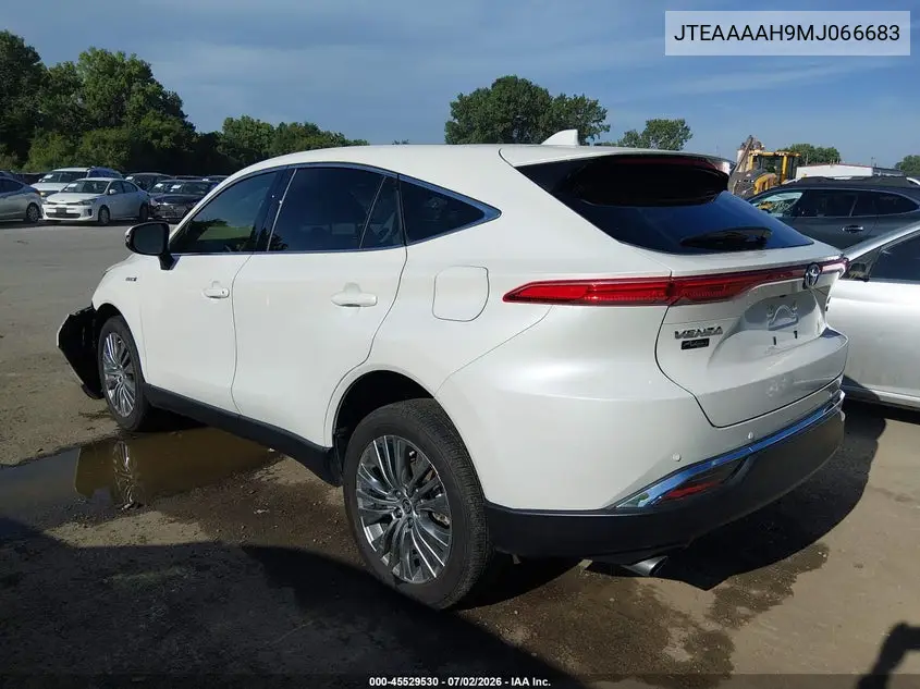 2021 Toyota Venza Limited VIN: JTEAAAAH9MJ066683 Lot: 45529530