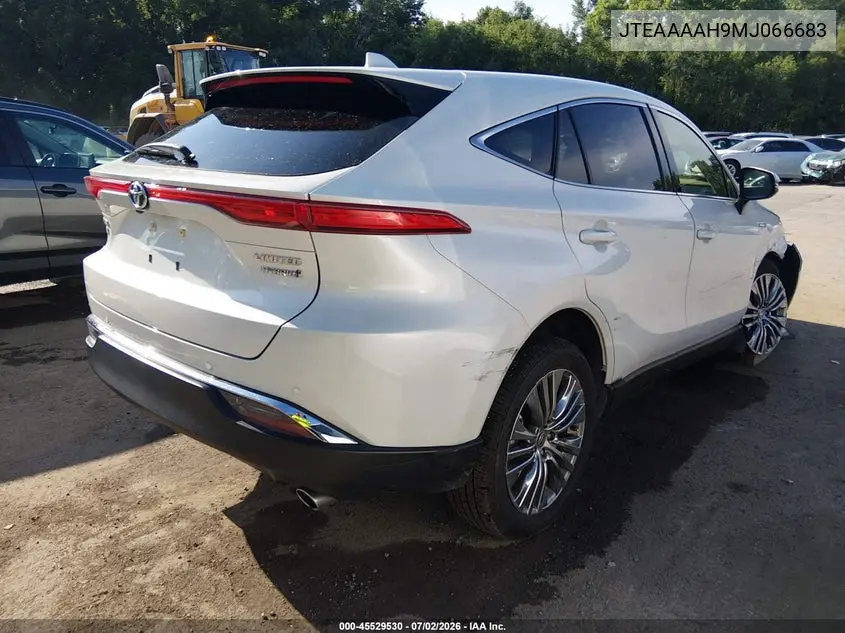 2021 Toyota Venza Limited VIN: JTEAAAAH9MJ066683 Lot: 45529530