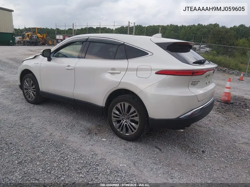 2021 Toyota Venza Limited VIN: JTEAAAAH9MJ059605 Lot: 45549985