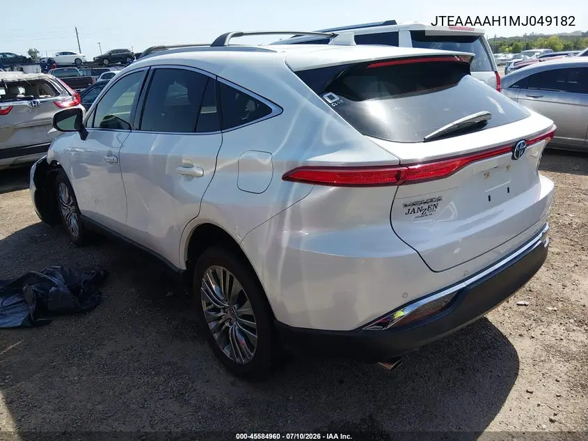 2021 Toyota Venza Xle VIN: JTEAAAAH1MJ049182 Lot: 45584960