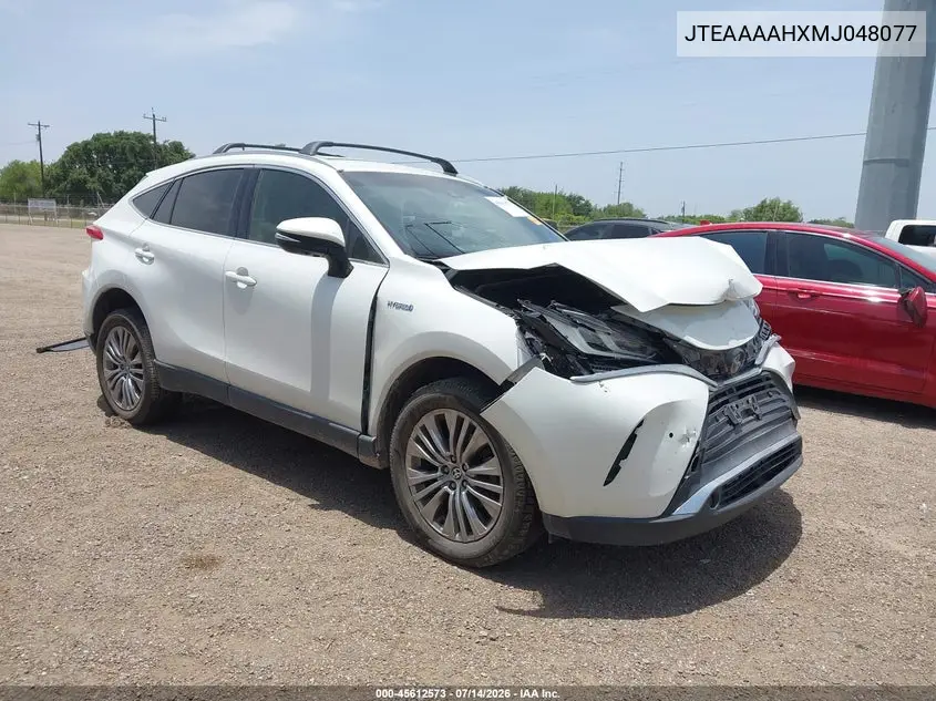 2021 Toyota Venza Limited VIN: JTEAAAAHXMJ048077 Lot: 45612573