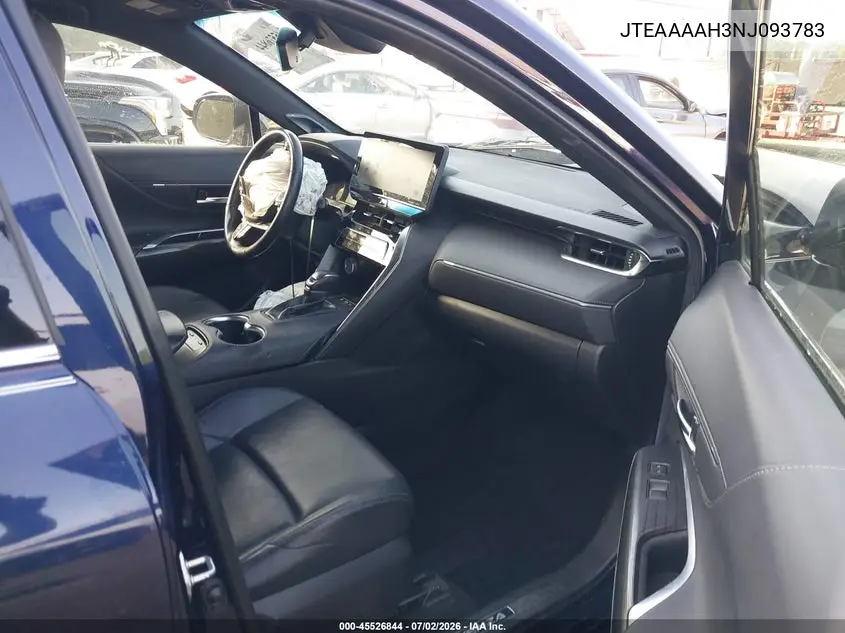 2022 Toyota Venza Xle VIN: JTEAAAAH3NJ093783 Lot: 45526844