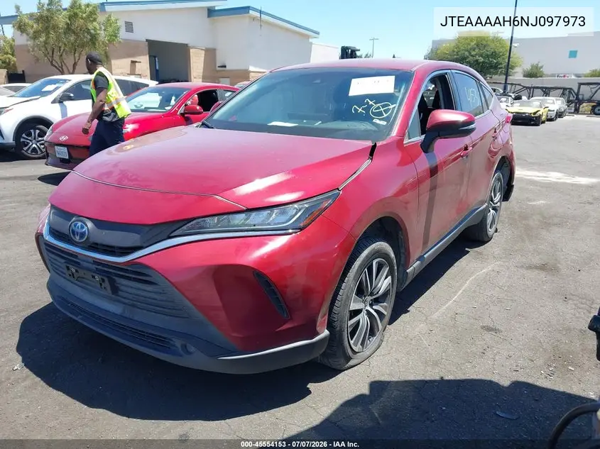 2022 Toyota Venza Le VIN: JTEAAAAH6NJ097973 Lot: 45554153