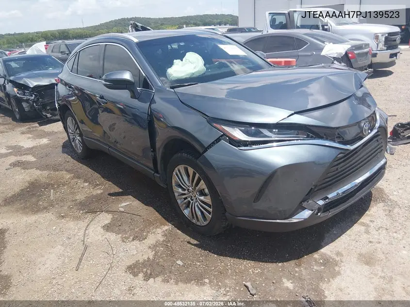2023 Toyota Venza Xle VIN: JTEAAAAH7PJ139523 Lot: 45532135