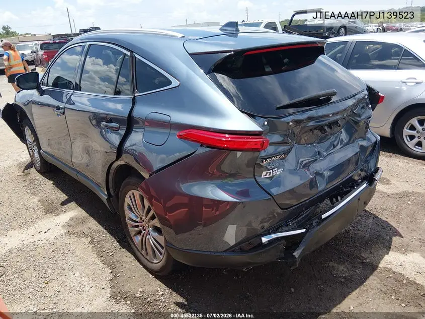2023 Toyota Venza Xle VIN: JTEAAAAH7PJ139523 Lot: 45532135