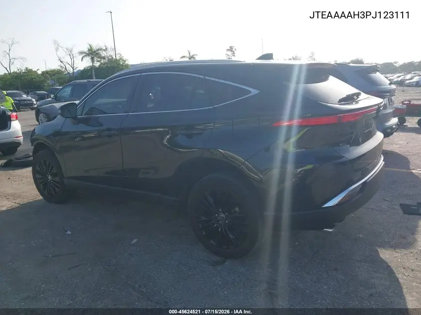 2023 Toyota Venza Limited VIN: JTEAAAAH3PJ123111 Lot: 45624521