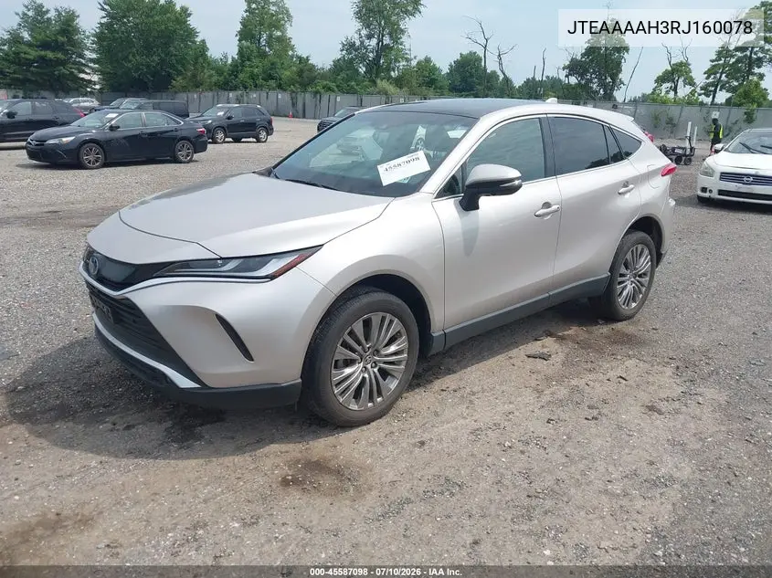 2024 Toyota Venza Limited VIN: JTEAAAAH3RJ160078 Lot: 45587098