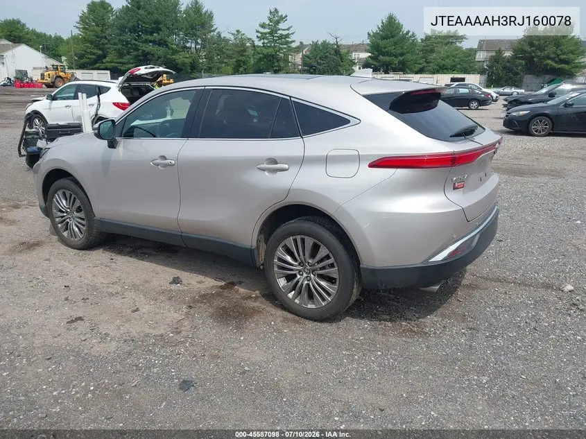 2024 Toyota Venza Limited VIN: JTEAAAAH3RJ160078 Lot: 45587098