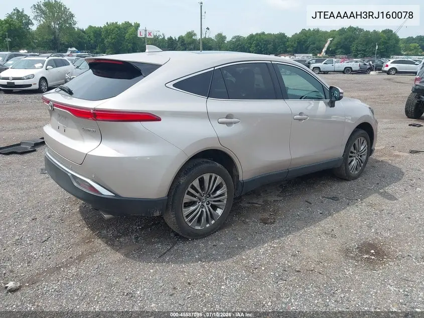 2024 Toyota Venza Limited VIN: JTEAAAAH3RJ160078 Lot: 45587098